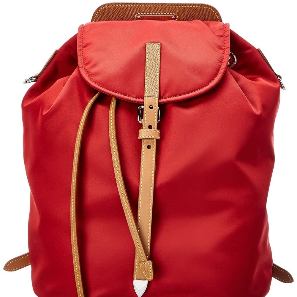 PRADA Nylon and Leather Backpack